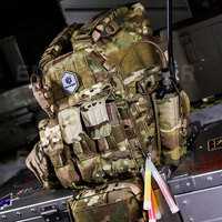 Gilet tactique Emersongear en nylon Cordura 500D, porte-plaques, avec pochettes