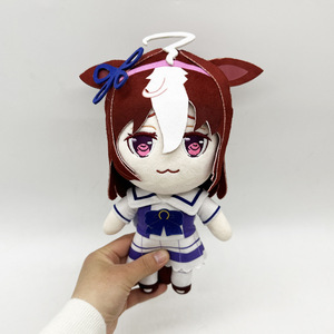 ตุ๊กตาผ้ากำมะหยี่น่ารัก ตุ๊กตาสาวน้อยน่ากอด นุ่มนิ่ม แบบชิบิ นั่งได้ น่ารักมากๆ ขายส่ง รับผลิตตามแบบ OEM ODM - Product Image 4