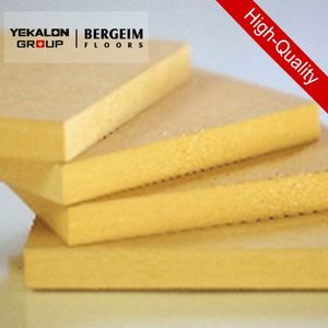 Venta al por mayor de Tailandia personalizado Escritorio de recepción 3D decorativo 2mm 3mm 18mm 25mm panel de pared de partículas hoja de grano de madera tablero de MDF liso - Product Image 5