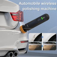 Polisseuse de voiture portable mini avec une puissance de 40W, 3 tampons, contrôle multi-vitesses pour l'élimination des rayures et des films d'huile, idéale pour le detailing automobile et l'usage domestique