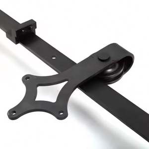 Kit de Herrajes para Puerta Corredera WEKIS con Acabado Satinado, Deslizamiento Suave y Silencioso, Acero, Latón y Aleación de Zinc, para Hoteles y Edificios - Product Image 6