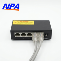 Commutateur réseau Gigabit ANPA AP-6005G 5 ports, boîtier métallique, Plug & Play, avec QoS et empilable pour caméra IP