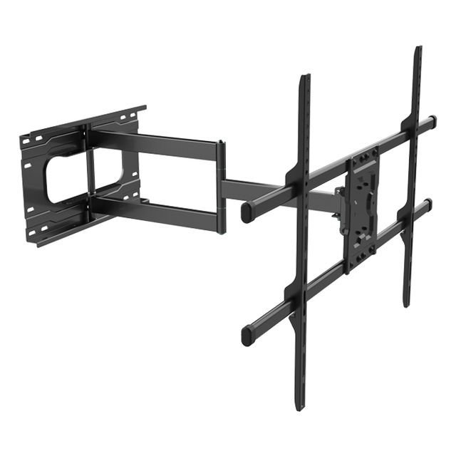 Full Motion TV Wall Mount Bracket Fits for Most 40-90 Inch TVs,Dual Articulating Arms Swivels Tilts Max VESA 800x600mm E27XXLB