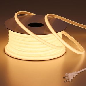 แถบไฟแอลอีดียืดหยุ่นได้ AC220V พีวีซี IP65กันน้ำ252 LEDs/M 3000K/4000K/6000K ไฟภูมิทัศน์ CRI95 12วัตต์/เมตร - Product Image 1