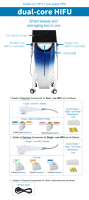 Appareil de lifting facial 15,6 pouces à une ou deux rangées, machine anti-rides, masseur facial liftant