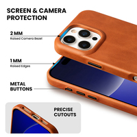 Personnalisé pour la couverture de l'iPhone Porte-cartes magnétique Premium pour l'étui de l'iPhone Étui en cuir de téléphone