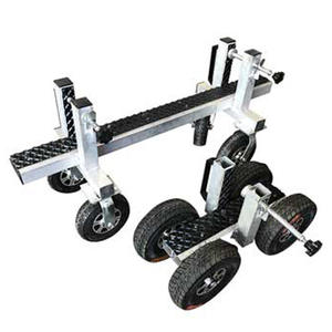 Hualong makineleri 4-Wheel granit mermer taş döşeme hareketli Dolly arabası alüminyum tezgah 4 tekerlekler ile sepeti yükleyin - Product Image 4