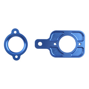 Soporte de montaje para posicionador Zuqing, dispositivo de fijación para motocicleta Sur Ron Dragon Light Bee, aleación de aluminio azul plateado - Product Image 3