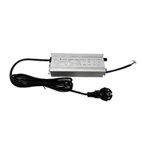 Alimentation LED étanche IP67 100-277V AC vers 28-56V DC Courant constant Prise EU 3 broches Transformateur d'alimentation LED 100W
