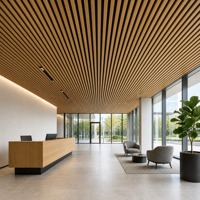 Profilé de plafond en aluminium rond décoratif ignifuge, tube en aluminium thermolaqué pour faux plafonds
