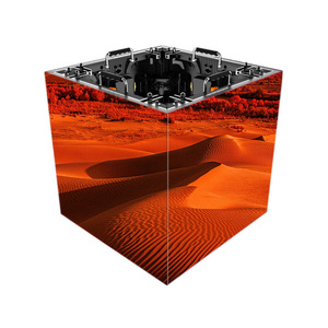 Mur d'affichage LED de location P3.91mm, cube 500x500mm, coin droit, 6000cd/m², IP65, pour animation, ascenseur, <span class=keywords><strong>magasin</strong></span> de détail - Product Image 4