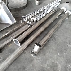 Rijstmeel Zetmeel Vijzel Invoermachine Grist Buisvormige Schroef Transportband Met <span class=keywords><strong>Hopper</strong></span> - Product Image 6