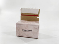 Caja de cartón corrugada con sello automático, caja de papel de marca personalizada