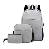 Sac à dos unisexe Oxford imperméable avec fermeture éclair, port USB, fonctions multiples, personnalisable avec logo, pour ordinateur, étudiant, école