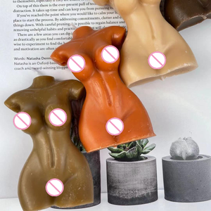 Lilin Aromaterapi Tubuh Buatan Tangan dari Lilin Kedelai Seksi Kustom Grosir untuk Dekorasi Pernikahan, Natal & Rumah - Product Image 6