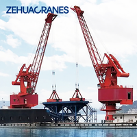 Grue portuaire à portique rotative à 360 degrés, mobile/montée sur rail, capacité de 60 tonnes, certifiée CE ISO, équipement de levage portuaire