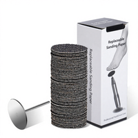 Rouleau exfoliant intelligent pour les pieds, disque de pédicure, lime à ongles, outil de manucure, remplaçable, éliminateur de callosités et de cuticules, gommage pour les pieds, polissoir pour les pieds