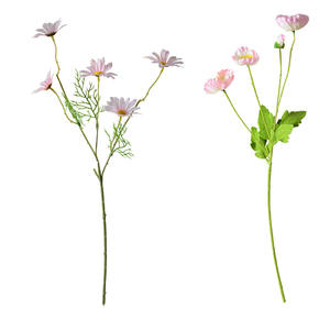 Fleurs de mariage artificielles <span class=keywords><strong>rose</strong></span> bonbon pour <span class=keywords><strong>la</strong></span> décoration de <span class=keywords><strong>la</strong></span> maison, <span class=keywords><strong>du</strong></span> bureau et des événements - Arrangements artificiels polyvalents - Product Image 6