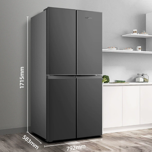 382L Four-Door Large Capacity <b>Refrigerator</b> Multi-Door Frost-Free Fridge Energy Efficient Household With LED Light Small Capacity - Product Image 3