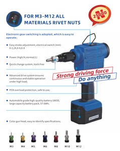 ปืนยิงรีเวทนัทลม Vit-w Dlm-6612 | |   อุปกรณ์หนัก เหมาะสำหรับรถยนต์ / อุตสาหกรรมการบินและอวกาศ | |   โลหะขนาด 0.5-6 มม. และรูอุด - Product Image 5