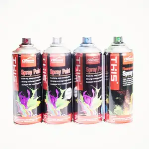 Comma OEM/ODM Multifunzionale Auto Automotive Aerosol Acrilico oro di gomma di colore nero Graffiti Vernice Spray