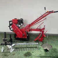 Motoculteur agricole 7HP, mini motoculteur rotatif double fonction, aérateur de pelouse, moteur essence/diesel, multifonctionnel, haute productivité