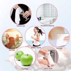 Petits mouchoirs en coton biodégradables jetables personnalisés de 20x20 cm <span class=keywords><strong>Serviette</strong></span> de visage non tissée pour les soins de la peau - Product Image 6