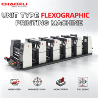 Machine d'impression flexographique à 6 couleurs, fourniture directe d'usine pour l'impression d'étiquettes et de feuilles d'aluminium