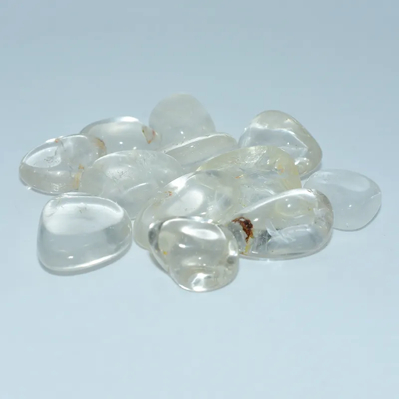 Pedra preciosa 20-30mm pedra cristal natural de pedra tumblida para decoração