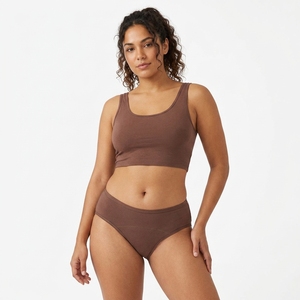 Mid High Waist Leakproof Period Panties Women Breathable Menstrual Sanitary <strong>Underwear</strong> - Product Image 1