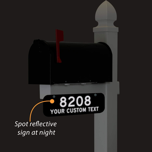 Özelleştirilmiş SmartSign ev numaranızı ve metninizi ekleyin özel adres işareti 3m elmas sınıfı yansıtıcı alüminyum - Product Image 4