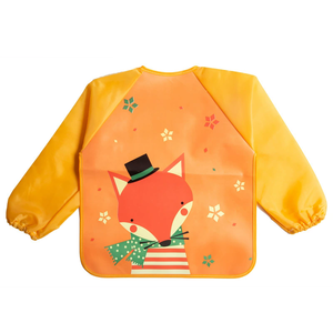 <span class=keywords><strong>Tablier</strong></span> de protection imperméable en polyester pour bébés et enfants, motif dessin animé, idéal pour la peinture et les repas, pour garçons et filles - Product Image 5