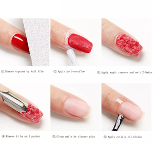 Vernis à ongles professionnel personnalisé avec logo, gel magique pour ongles, application et retrait faciles, 15 ml - Product Image 5