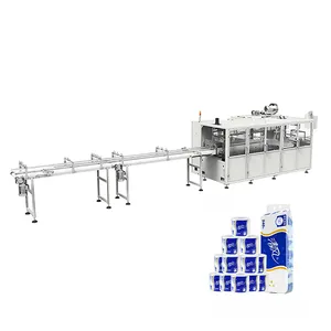 Full Automatic Toilet Paper Roll Packing Machine Sanitary Roll Paper Packing Machine