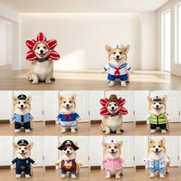Vêtements pour animaux de compagnie à la mode, assortiment de costumes de cosplay pour chiens sur le thème d'Halloween et de Noël, best-seller des magasins d'animaux