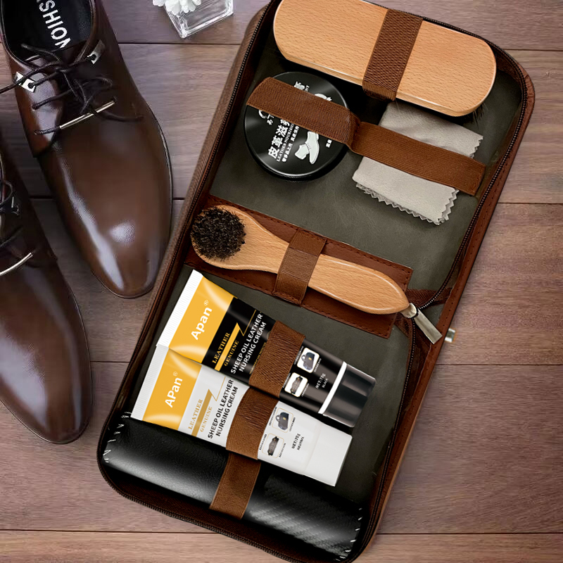 Good Market Leather Box Shoe Care