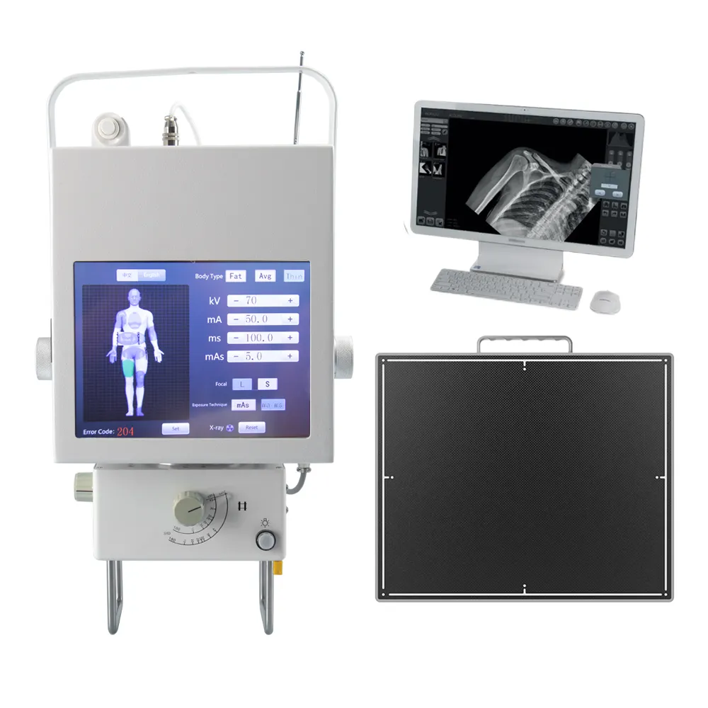 Mobil dijital x-ray makinesi MSLPX15 için taşınabilir X Ray makine standı