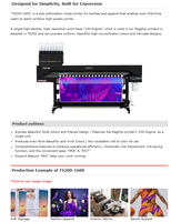 Imprimante à sublimation Mimaki Ts200-1600 de haute qualité, imprimante textile couleur unie