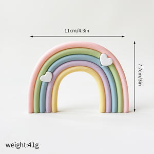 Décoration de gâteau <span class=keywords><strong>en</strong></span> forme d'arche <span class=keywords><strong>arc</strong></span>-<span class=keywords><strong>en</strong></span>-<span class=keywords><strong>ciel</strong></span>, décorations de gâteau bohèmes pour mariage, baby shower, <span class=keywords><strong>anniversaire</strong></span>, fournitures de fête - Product Image 4