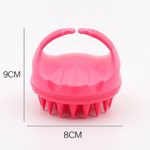 Wasserdichtes Silikon-Kopfhaut massage gerät Haar wäscher Weiche Borsten Peeling Schuppen entfernung Shampoo Bürsten kopf massage gerät Produkt - Product Image 4