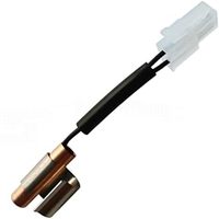 Sensor Suhu Udara Kulkas Termistor Klip Suku Cadang Pendingin Listrik Hitam Terbaik W10383615