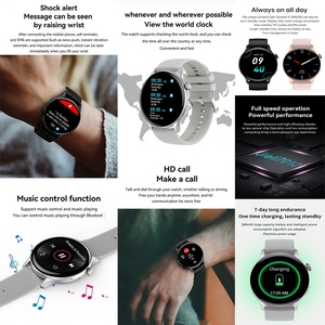 Vanssa HK85 NFC BT Call Phone Talking Smartwatch Blood Health Oxygen Sleep Sport Fitness tracker Alipay Smart Watch HK85 - Product Image 3
