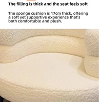 Fauteuil de salon, fauteuil de loisirs, fauteuil de maquillage, fauteuil de chambre à coucher avec application relaxante pour appartement, maison, bureau, chaises d'intérieur, lampe en polaire