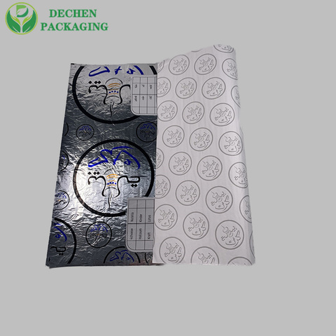 Burger Wrapping Foil Hamburger Foil Wrappers