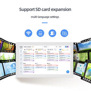 Fotocube Family Management de 21.5 Pulgadas con Sincronización de Google <span class=keywords><strong>ICloud</strong></span> y Outlook, Pantalla HD IPS de 32GB, Reloj, Calendario Digital Inteligente - Product Image 6