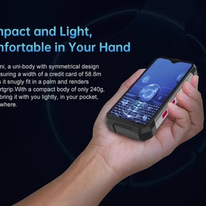 Smartphone Android Unihertz Tick Tock E Octa Core, 6000 mAh, écran 6,5 pouces, 4 Go de RAM, 64 Go de stockage, appareil photo 48 MP, déverrouillage rapide, charge rapide - Product Image 3