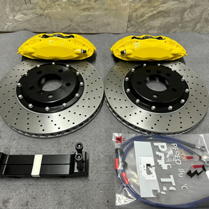 Juego de Pinzas de Freno de Cuatro Pistones, Apto para Audi A3 A4 A5, BMW E82 E87 F20 F21 F22 E46 E90, Mercedes W202, Modificación y Mejora - Product Image 6