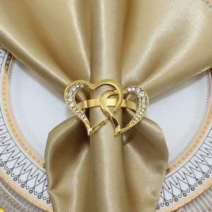 2024 porte-anneau de serviette en acier inoxydable de forme personnalisée de haute qualité porte-anneau de tissu décoratif de table pour des utilisations polyvalentes - Product Image 2