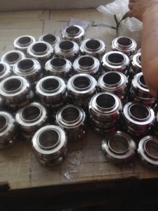 Thép không gỉ vệ sinh 304 SS316L DIN SMS 3A Nut Ống phù hợp Đoàn bộ hoàn chỉnh cho 25 mét giả mạo đánh bóng PN16 hàn đầu - Product Image 4