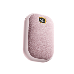 Cubierta de felpa diseño lindo 4000mAh batería recargable electrónico portátil calentador de manos de invierno - Product Image 2